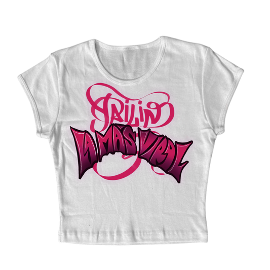 Graffiti Baby Tee (White)