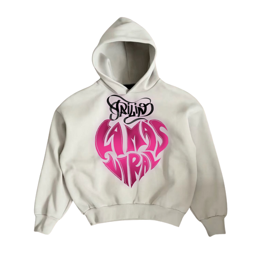 Heart Hoodie (White)
